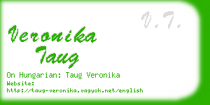 veronika taug business card